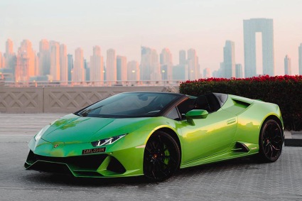 Аренда Lamborghini Huracan EVO Spyder в Дубае