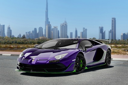 Аренда Lamborghini Aventador SVJ в Дубае