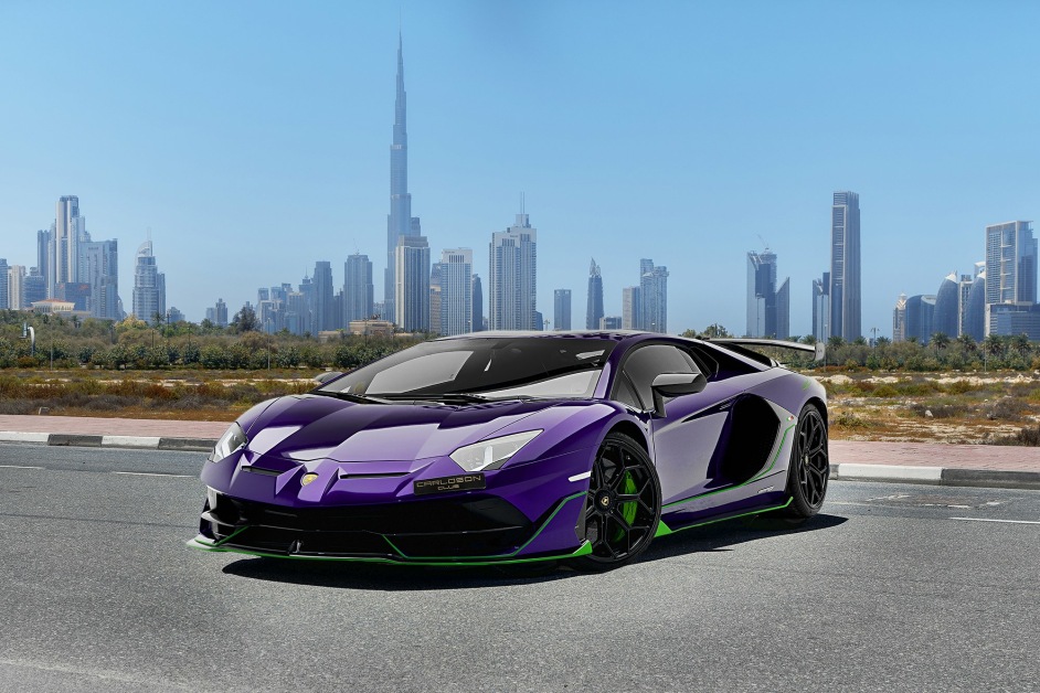 Аренда Lamborghini Aventador SVJ в Дубае